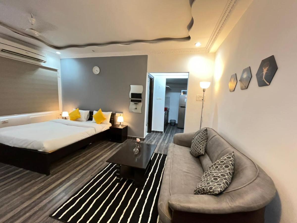 Bedchambers Serviced Apartments, Haiderabad Buitenkant foto